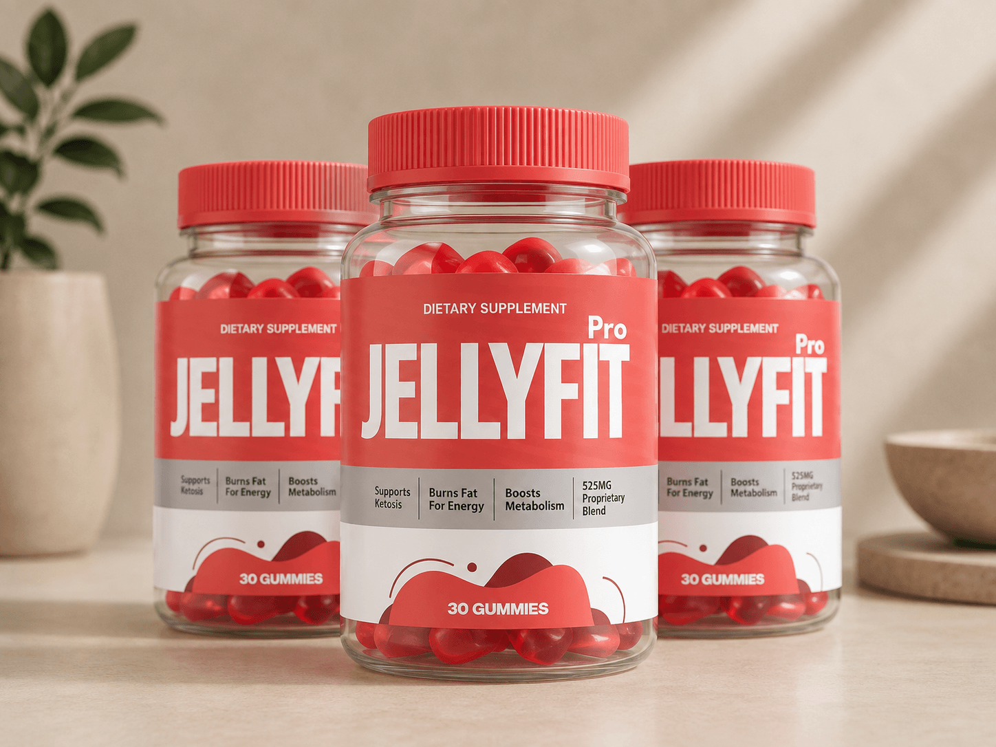 JellyFit Pro metabolism and ketosis support supplement bottle