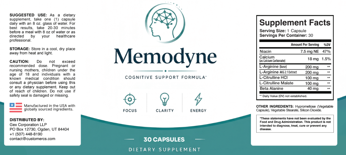 Memodyne trust banner