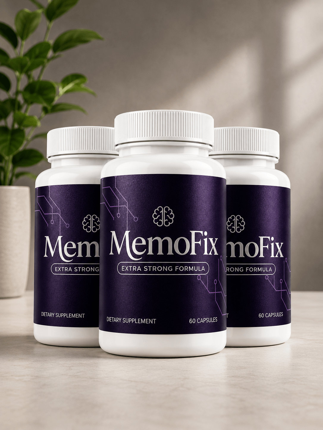 MemoFix cognitive support supplement bottle