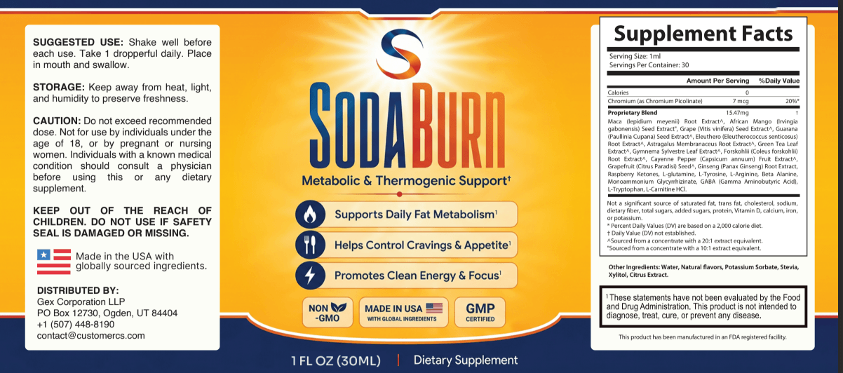 SodaBurn trust badges