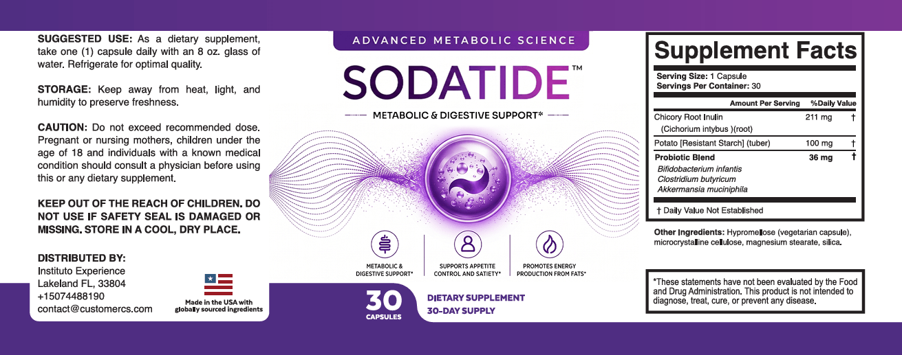 SodaTide trust banner