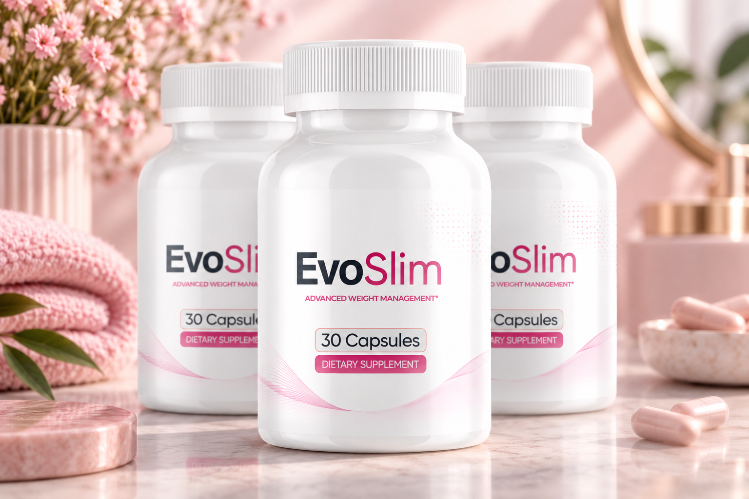 Evo Slim metabolism and weight management supplement bottle