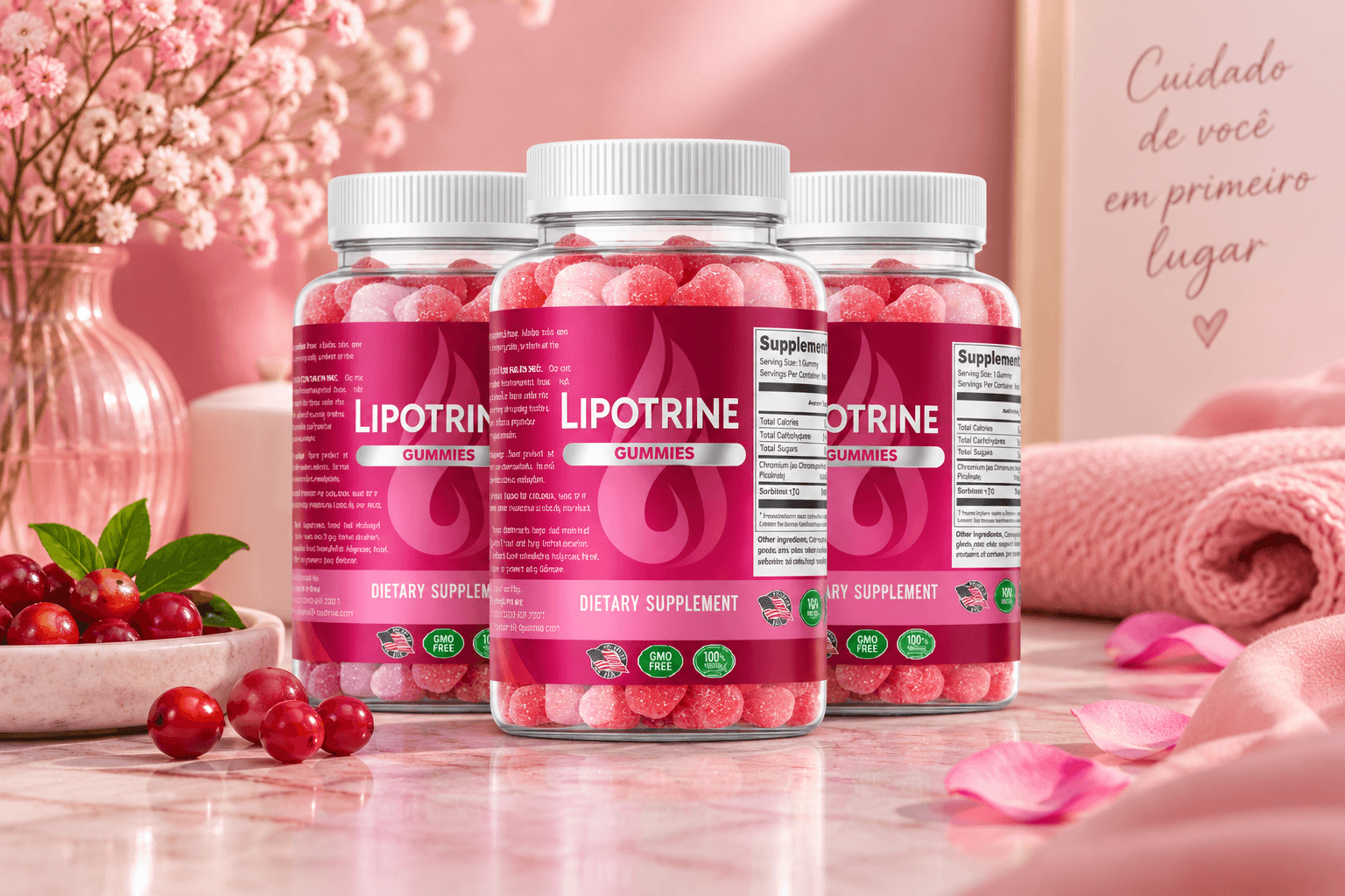 Lipotrine metabolism support supplement bottle