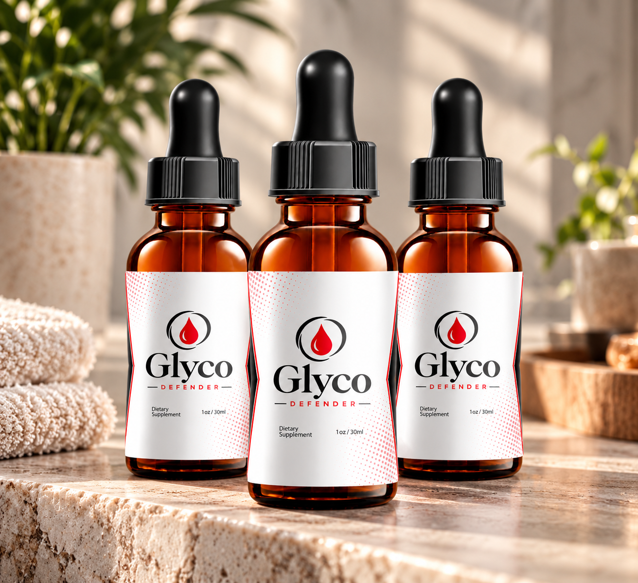 GlycoDefender blood sugar support supplement bottle