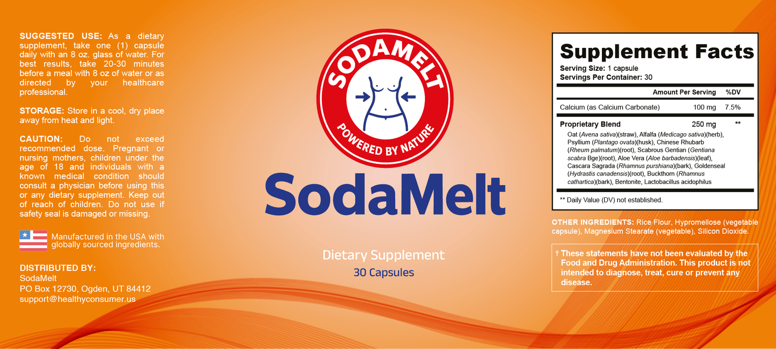 SodaMelt trust banner