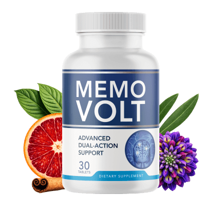 MemoVolt cognitive support supplement bottle