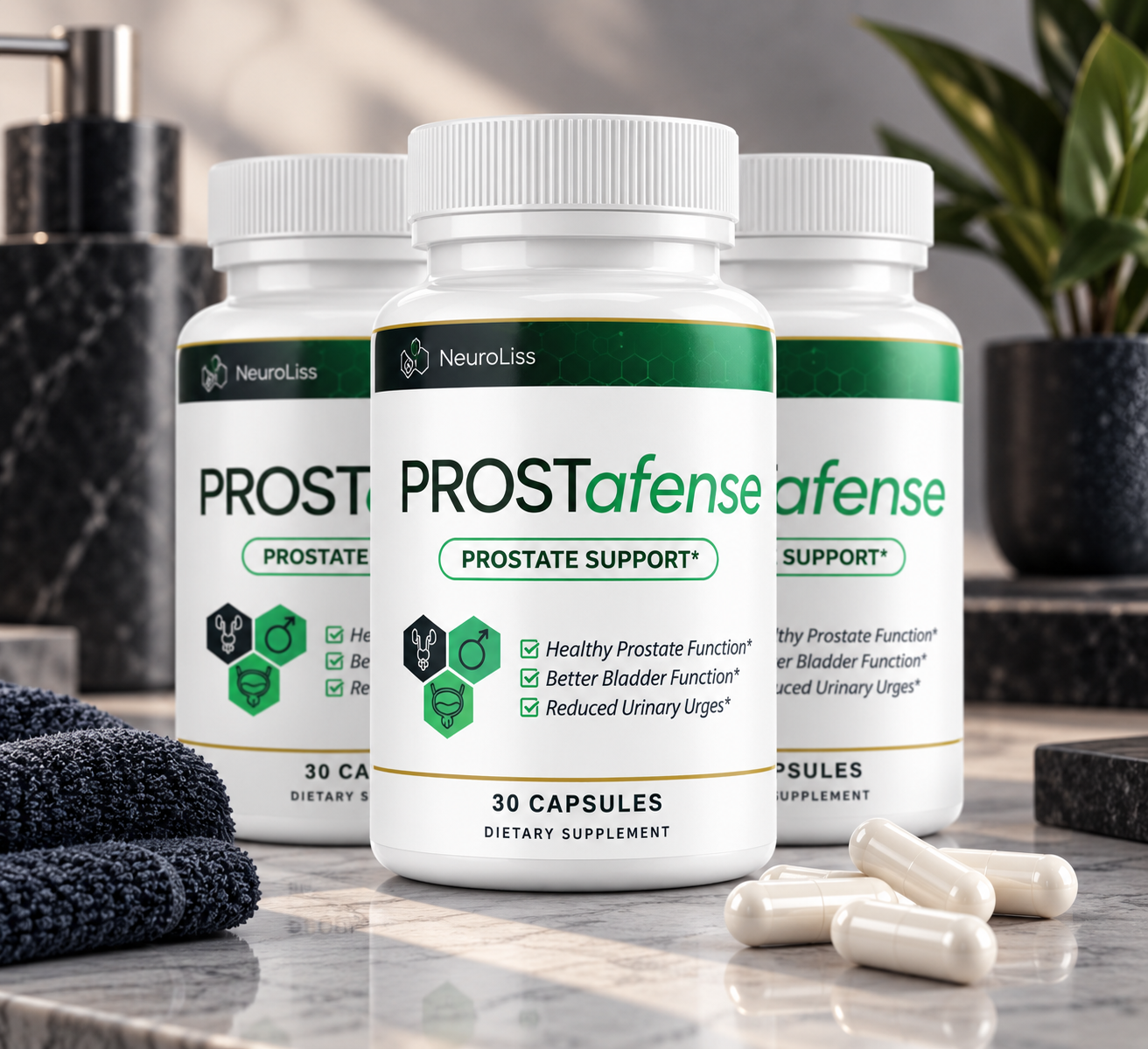 ProstaFense prostate and urinary health supplement bottle