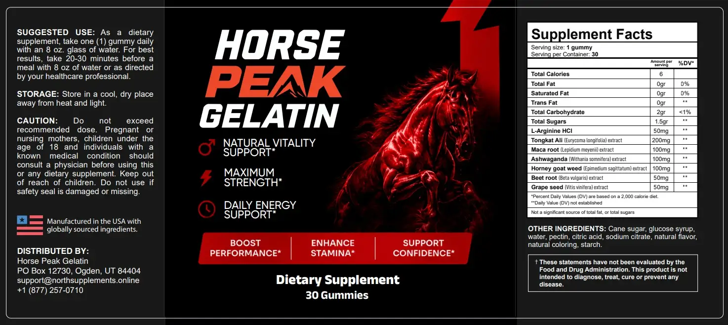 Horse Peak Gelatin trust banner