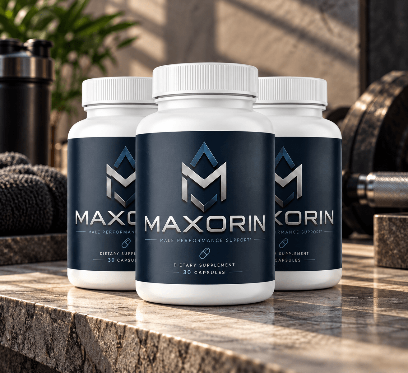 Maxorin male performance support bottle, 30 capsules